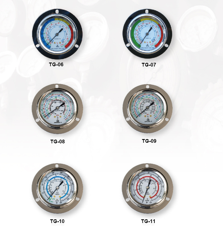 TG-12 Shock-Resistant Pressure Gauge