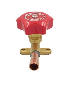 Red Copper Hand Valve Flare Type for Refrigeration And Air Conditioning Fittings
