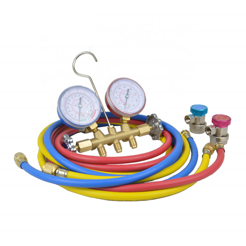 R12 R22 R134a R502 Verteilermanometer-Set HVAC A/C K&auml;lte-Ladeservice