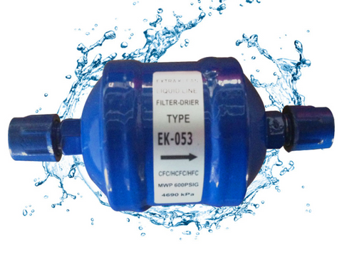 Accesorios para unidades de refrigeración Freón Zeolita Filtro de secado granular de tamiz molecular de alta eficiencia Hy-053