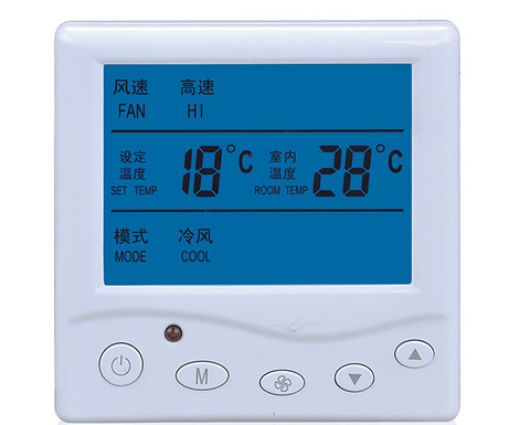 مرکزی ائر کنڈیشنگ LCD درجہ حرارت کنٹرولر درجہ حرارت اور نمی کنٹرول ریگولیٹر MX-Z011 آلہ سازی