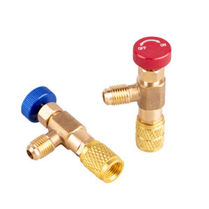 R22 R410a Quick Coupler Connector Adapters Refrigerant Retention Control Valve Safety Valve