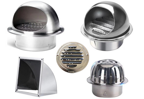 Aire acondicionado Campana de acero inoxidable Ventilación de rejilla de aire exterior