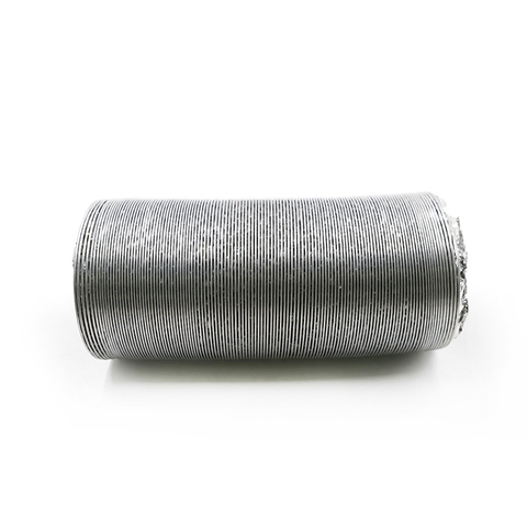 Hệ thống thông gió gia đình áp suất trung bình Ống thông gió một lớp Ống dẫn khí bằng nhôm linh hoạt