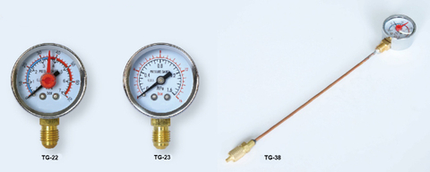 TG-22 Bourdon Tube Μανόμετρο