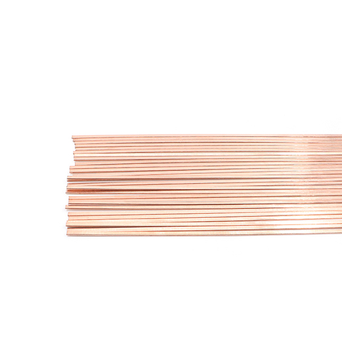 Alliage de brasage Phos-cuivre réfrigération Bcup-2 cuivre phosphore tige de brasage fil de soudage en cuivre baguette de soudage prix baguettes de soudage