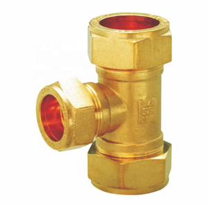 Brass fitting pipe Female Coupling Tee