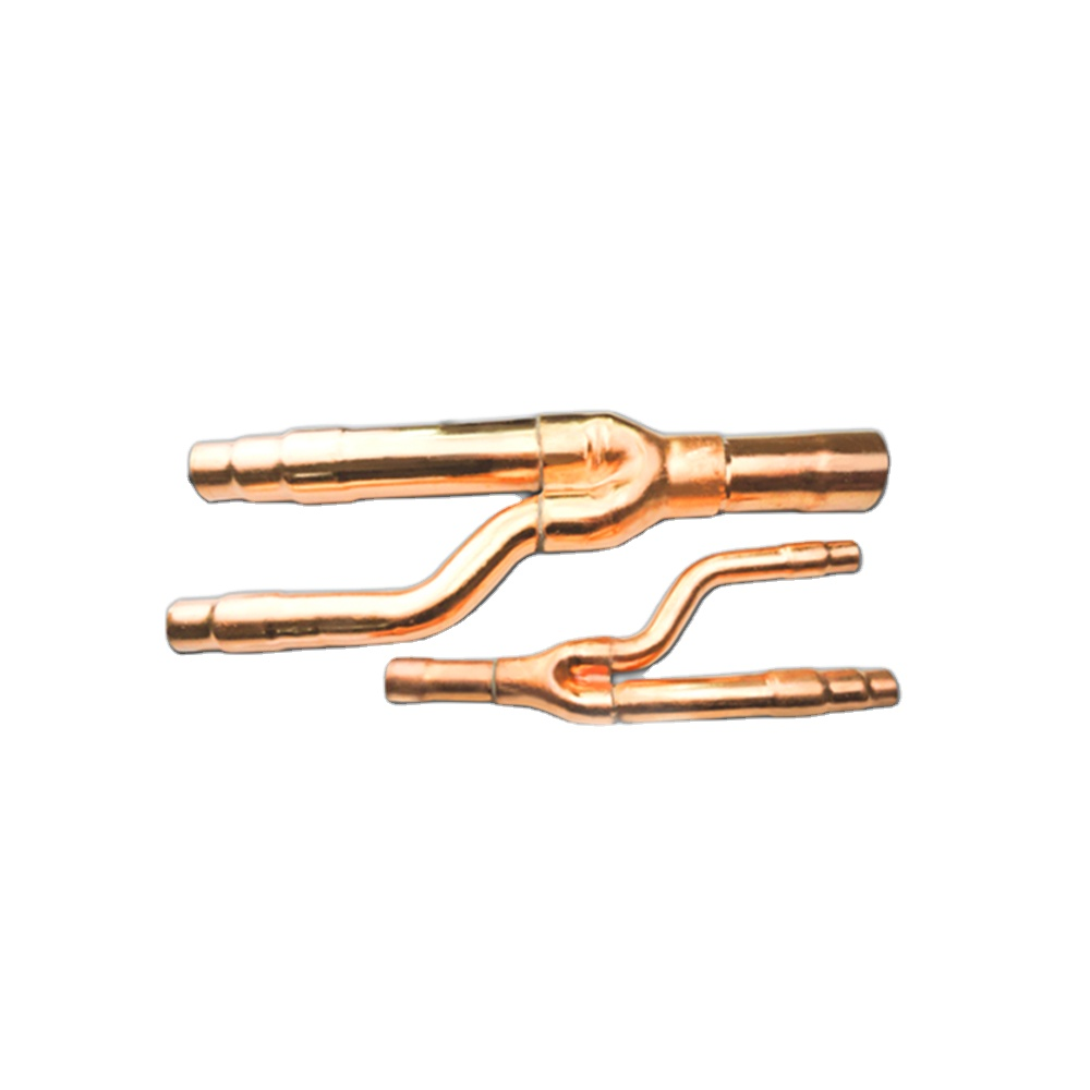 Multi Standard Refrigeration Pipe Fittings Copper Y Joint Disperse