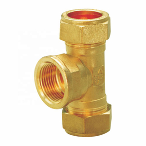 Brass fitting pipes Female and Coupling Tee