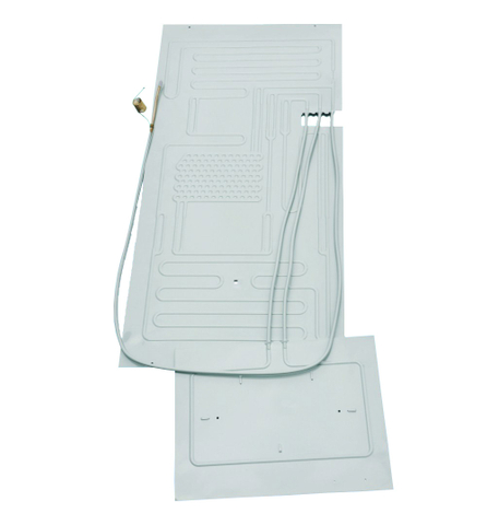 Precio de aluminio tipo placa Roll Bond Mini evaporador de refrigeración