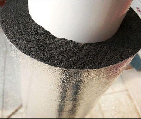 Aluminium auto-adhésif en aluminium Egoute en caoutchouc et en plastique coton absorbant le son